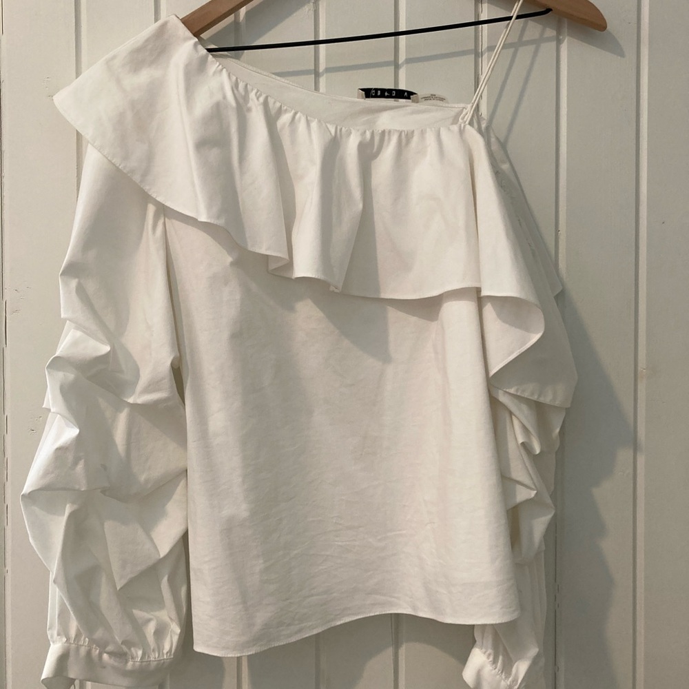 Alice and Olivia white top